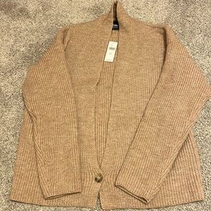 Maeve by Anthropologie tan sweater cardigan